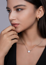 Isabelle Emerald Moissanite Necklace