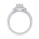 Noelle Emerald Halo Ring (with GRA certificate)