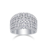 Lune Sculpted Statement Band (with GRA certificate)