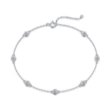 Solene Moissanite Station Bracelet
