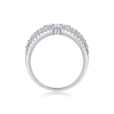 Lune Sculpted Statement Band (with GRA certificate)