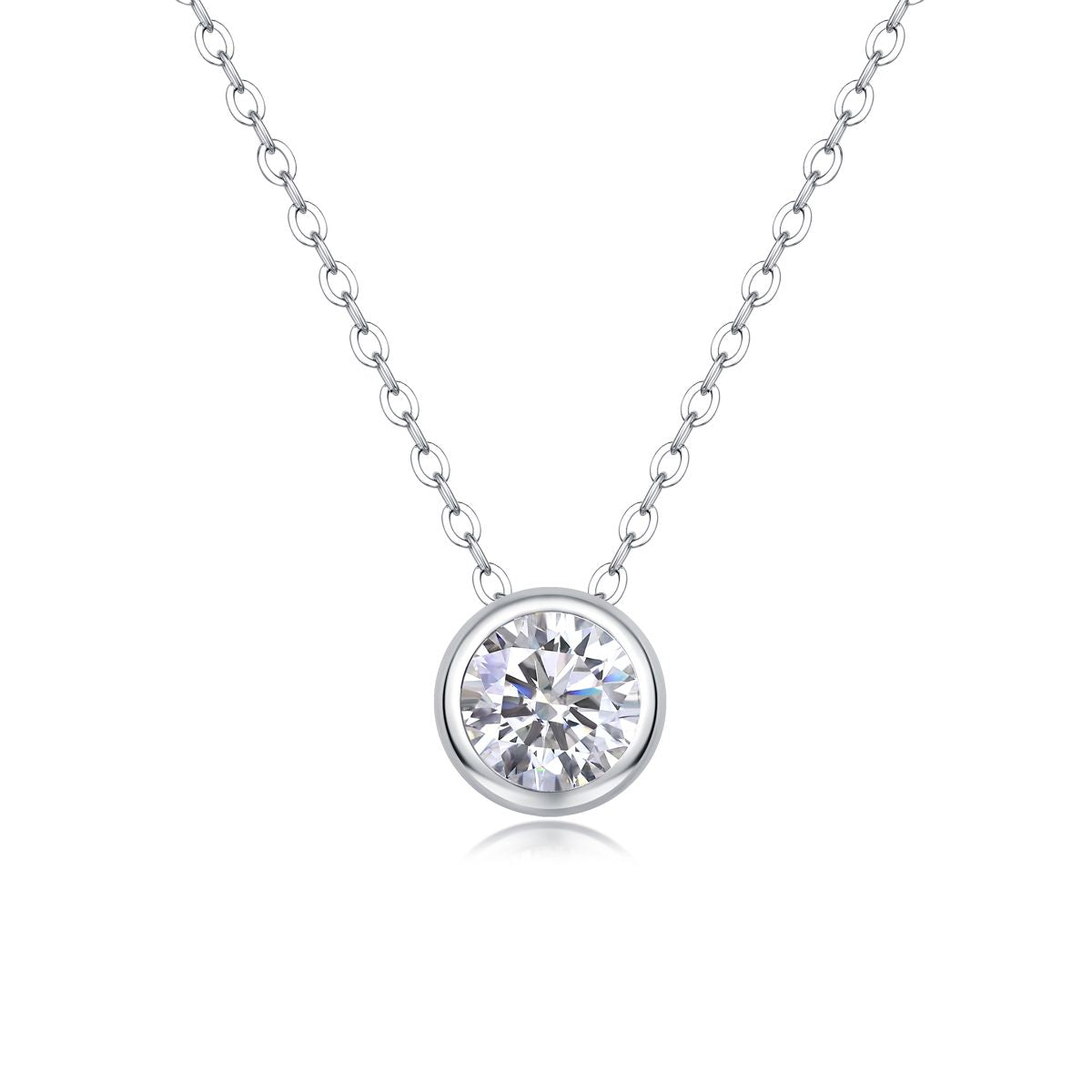 Amelie Bezel Necklace