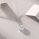 Rosalie Six Prong Moissanite Necklace