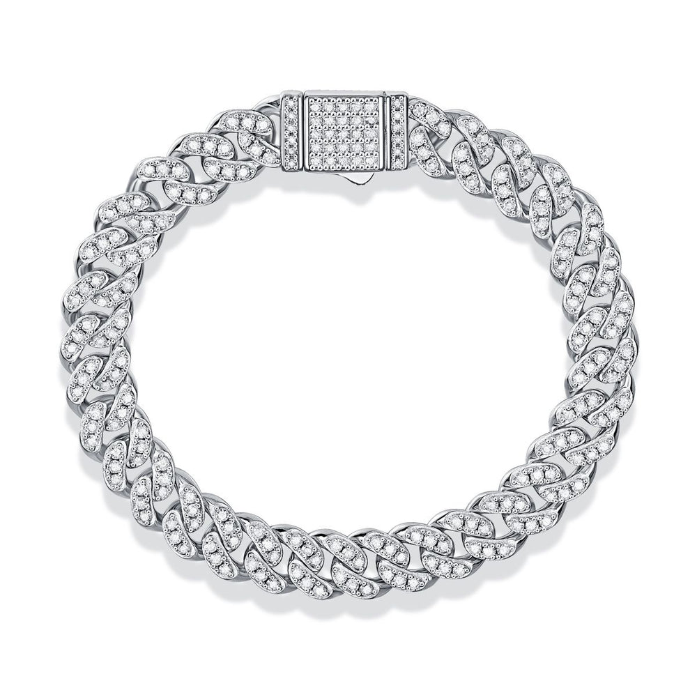 Adrien Moissanite Curb Bracelet