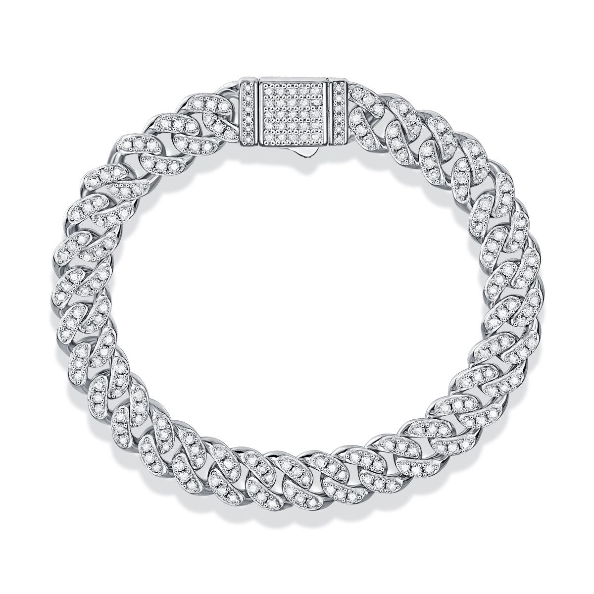 Adrien Moissanite Curb Bracelet