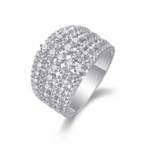 Lune Sculpted Statement Band (with GRA certificate)