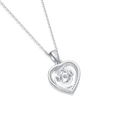 Heartline Moissanite Necklace