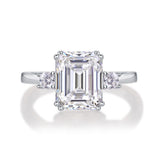 Lucienne Emerald Three Stone Ring (with GRA certificate)