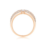 Lune Sculpted Statement Band (with GRA certificate)