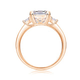 Lucienne Emerald Three Stone Ring (with GRA certificate)