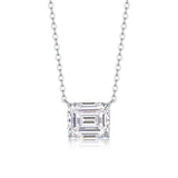 Isabelle Emerald Moissanite Necklace