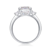 Lucienne Emerald Three Stone Ring (with GRA certificate)