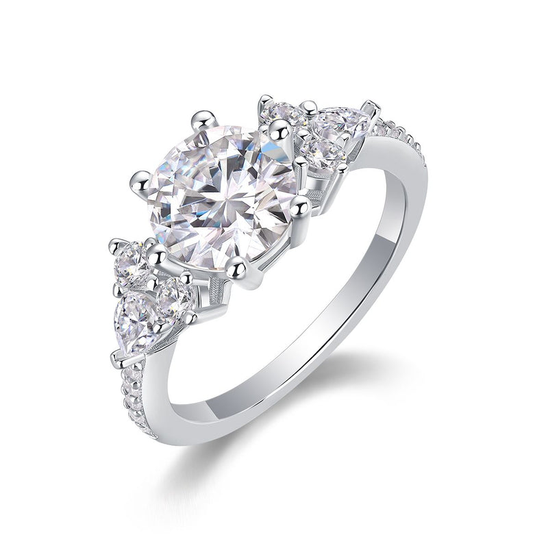 Serena Three Stone Ring (with GRA certificate)