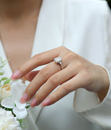 Lucienne Emerald Three Stone Ring (with GRA certificate)