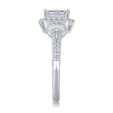Noelle Emerald Halo Ring (with GRA certificate)