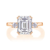 Lucienne Emerald Three Stone Ring (with GRA certificate)