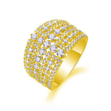 Lune Sculpted Statement Band (with GRA certificate)