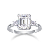 Lucienne Emerald Three Stone Ring (with GRA certificate)