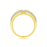 Lune Sculpted Statement Band (with GRA certificate)